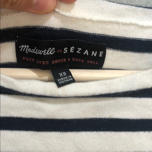 Madewell Sezanne tee xs - Picture 2 of 4